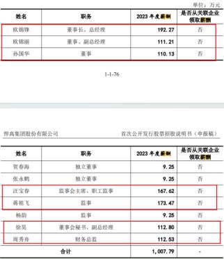 计近1000万元 研发投入不及销售费用一半k8凯发马竞赞助悍高集团IPO七高管年薪合(图5)
